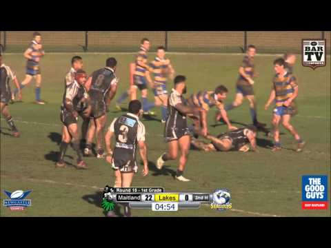 2014 Real NRL Round 15 1st Grade Highlights - Maitland V Lakes