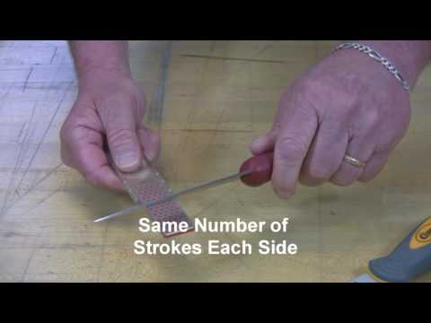 DMT's Mini-Sharp Sharpener Sharpens many Knives and Tools