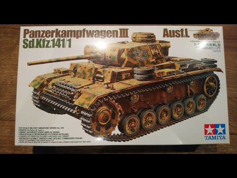 Tamiya Panzer III L 1 35th Scale In Box Review