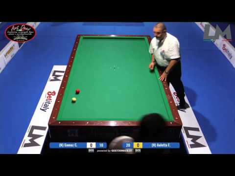 Gomez Camilo VS Auletta Francesco - Campionato Italiano Biliardo 2016/2017(Torino)