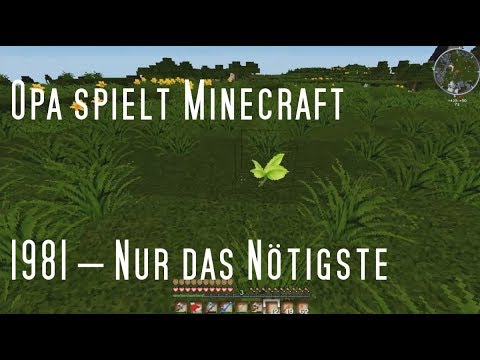 Opa spielt Minecraft 1981 – Nur das Nötigste