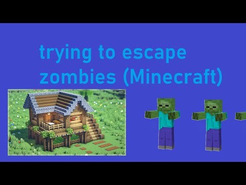I have to build a base to stop zombies (Minecraft)
