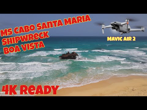 The shipwreck of the MS Cabo Santa Maria, Boa Vista, Cape Verde 2022