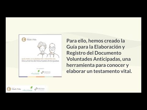 Solo un 0,6% de los españoles deja instrucciones de cómo quiere ser tratado al final de su vida