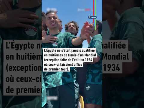 🎉 Les Égyptiens accueillis en héros à leur retour de la Coupe du monde #FIFAWorldCupOnYT