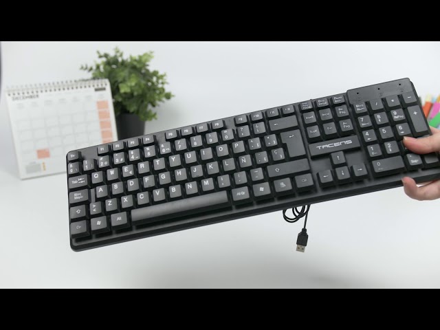 Tacens Anima AK0 Teclado Negro video