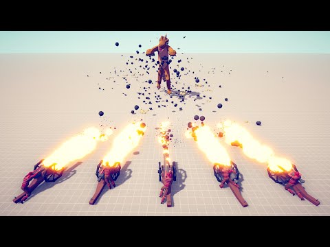 T-REX vs 5x EVERY GOD - Totally Accurate Battle Simulator TABS