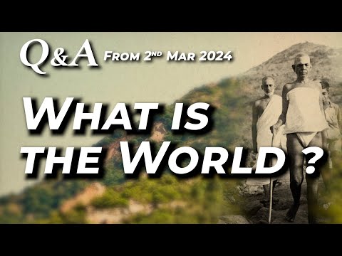 Q and A - What is the World ?