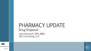 Drug Disposal in the ASC: Surgery Center Coalition
