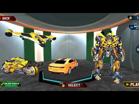 Bumblebee multiple jet robot car Transformation :Robot car games 2020 Gameplay
