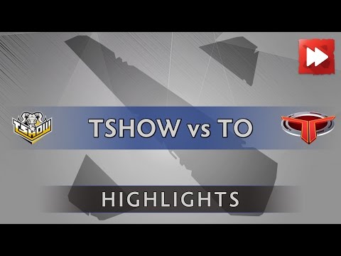 TShow vs Team One ! - World Electronic Sports Games International - Dota Highlights
