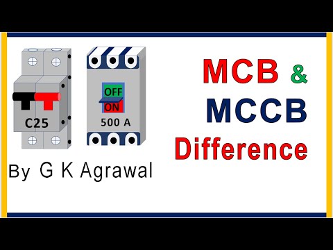 MCB vs MCCB | difference between MCB & MCCB breaker Video