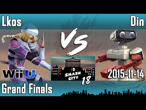 SC18 - Din (R.O.B.) vs Lkos (Sheik,Bowser) - GF - Smash 4