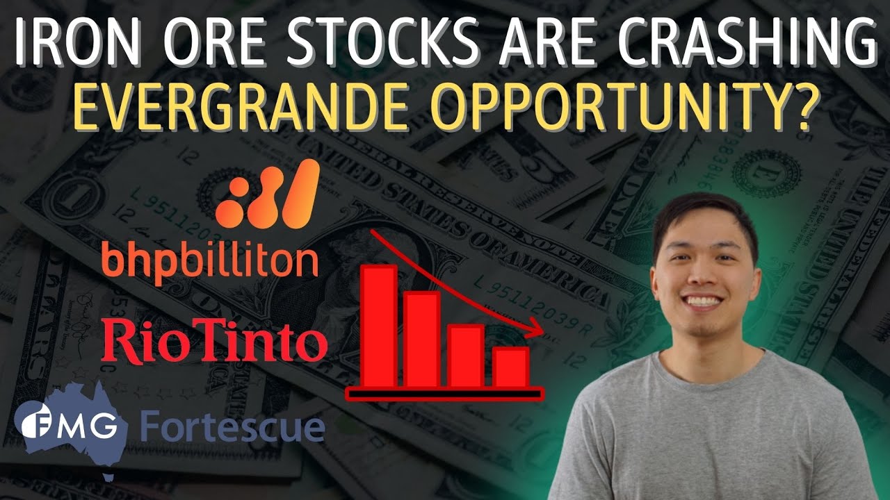 Iron Ore Stocks Crashing | Evergrande Opportunity (Watchlist ASX: BHP RIO FMG)