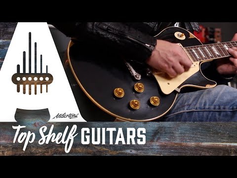 Gibson Custom Shop 2017 Les Paul Standard in Black Over Gold - SN 87687