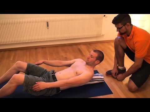 Rückenschmerzen für Schwangere Übungen von Rückenschmerzen bei Dikulja