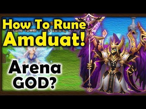 Buffed Amduat! New OP Arena Defence GOD? How To Rune Dark Horus | Summoners War