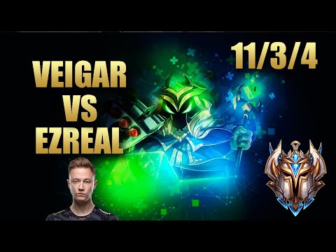 FNC Rekkles Veigar Adc Vs Ezreal - KR Challenger Patch 9.20