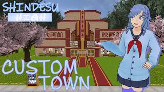 Custom Town in Yandere Simulator + DL | Shindesu High Mod Progress