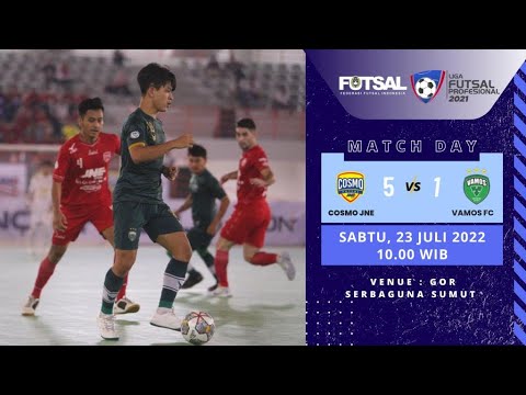 Cosmo JNE menang atas Vamos FC dengan 5-1.