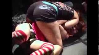 かなりガチのキャットファイト　夢子　VS　鳳華　その２