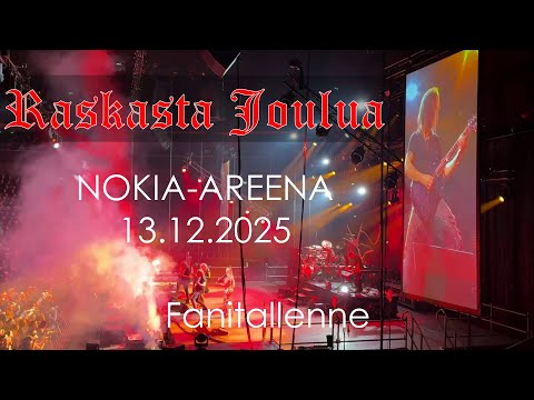 RASKASTA JOULUA 2025 – Nokia Arena, Tampere 13.12.2025 Fanin highlight-kokoelma 🤘🎄