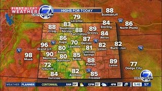 80s today and low 90s tomorrow!