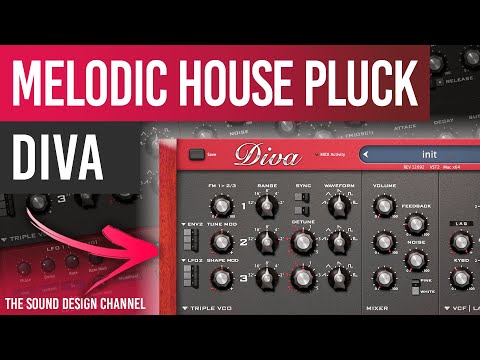 Melodic House Pluck Tutorial | Diva | Sound design |  This never happened, Polarinc., Anjunadeep