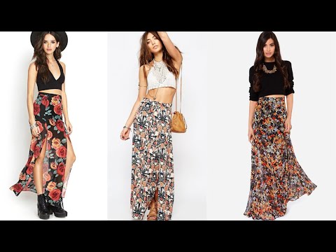 FALDAS LARGAS DE MODA 2020 / faldas estampadas modernas / Fashion Love
