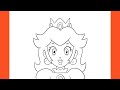 How To Draw Peach Mario Bros