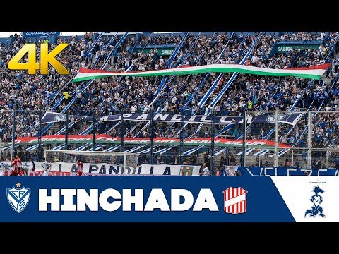 "HINCHADA 4K | Velez Vs San Martin | Torneo 2018/19 | Fecha 05" Barra: La Pandilla de Liniers • Club: Vélez Sarsfield