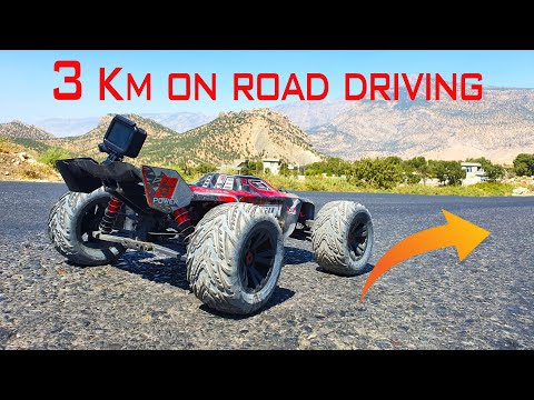 3 km driving Rc car 😱😱/Crush/Arrma kraton on public road (RC car in real adventure/Scale addiction