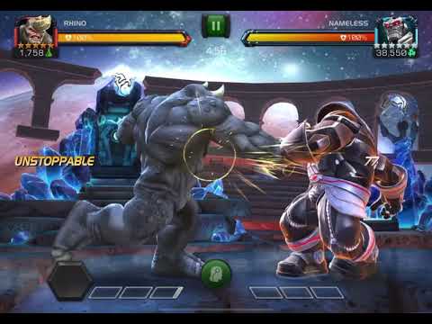 Nameless Thanos completely destroys rhino I. 26 seconds!!🤣🤣