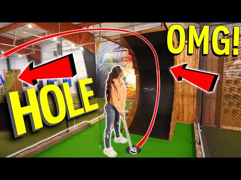 The Craziest Mini Golf Course in the World! - Never Seen Before!