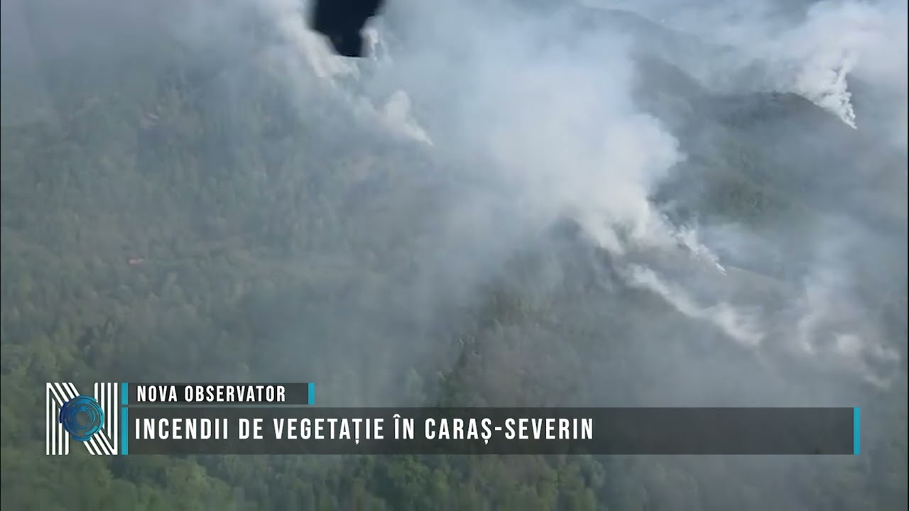 Incendii de vegetație în Caraș-Severin