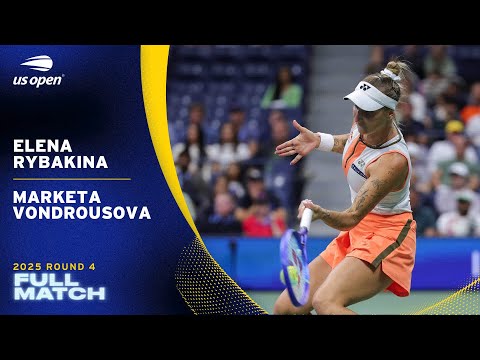 Elena Rybakina vs. Marketa Vondrousova Full Match 2025 US Open Round 4 - WS402