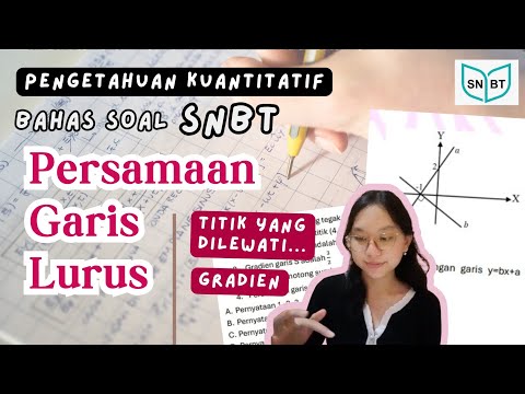 🧐BAHAS SOAL PERSAMAAN GARIS LURUS | PK SNBT 2025 | free pembahasan 💌