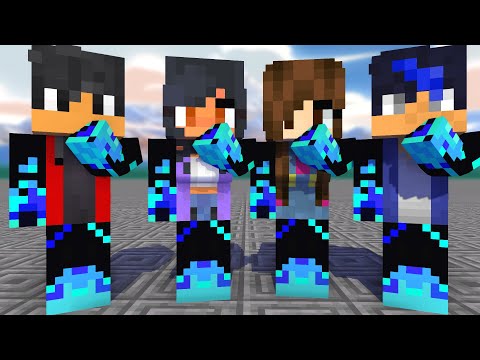 MONSTER SCHOOL:SKIRRI DANCE ICE ELEMENT APHMAU,JULIA,AARAN,- MINECRAFT ANIMATION