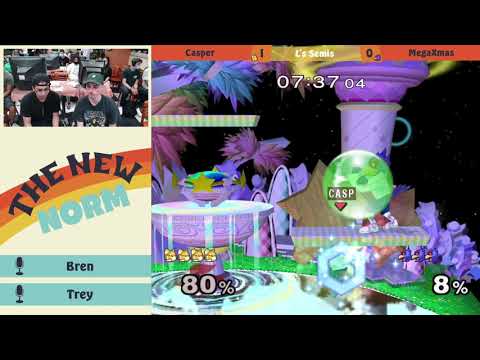 The New Norm #1 - Casper (Fox) VS MegaXmas (Falco) - Losers Semis SSBM
