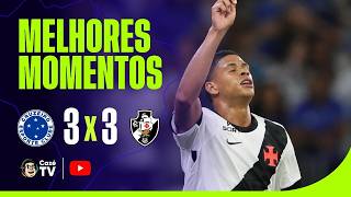 MELHORES MOMENTOS: CRUZEIRO 3 X 3 VASCO | BRASILEIRÃO 2026 | 6ª RODADA