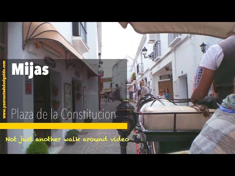 Mijas Plaza de la Constitucion e dança flamenca. Ideias de férias por www.Yourcostadelsolguide.com