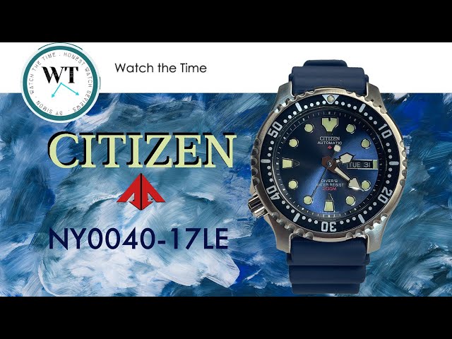 ساعة سيتيزن بروماستر دايفر أوتوماتيكية رجالية - NY0040-17LC.B
