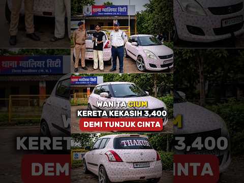 Korang sanggup ke cium kereta pakwe 3,400 kali demi content? Ending dia memang naya teruk🤣