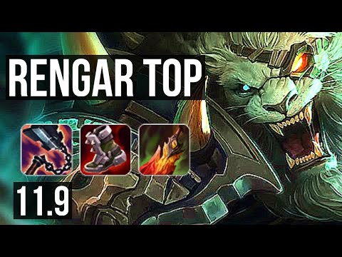 RENGAR vs WUKONG (TOP) | Rank 5 Rengar, Legendary, 17/5/18, 400+ games | NA Challenger | v11.9