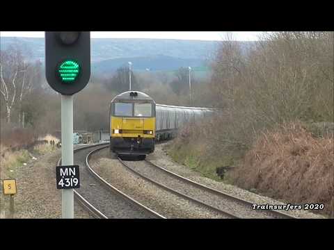 GBRf Class 60 No. 60047 on 6E09 Liverpool Biomass Tml - Drax Aes @ Moss Lane on 02.01.2020 - HD