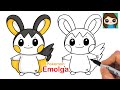 How to Draw Emolga Easy | Pokemon