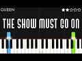 Queen - The Show Must Go On | EASY Piano Tutorial