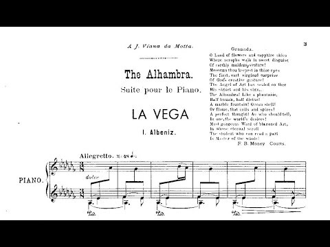 Isaac Albéniz: La Vega (1897)