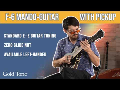 Gold Tone F-6: F-style Mando-Guitar with Pickup and Case image 11