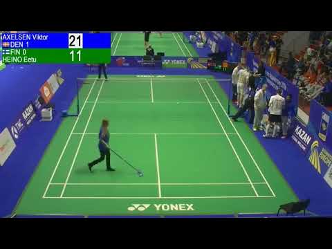 2016 European Team Championships Viktor AXELSEN vs Eetu HEINO